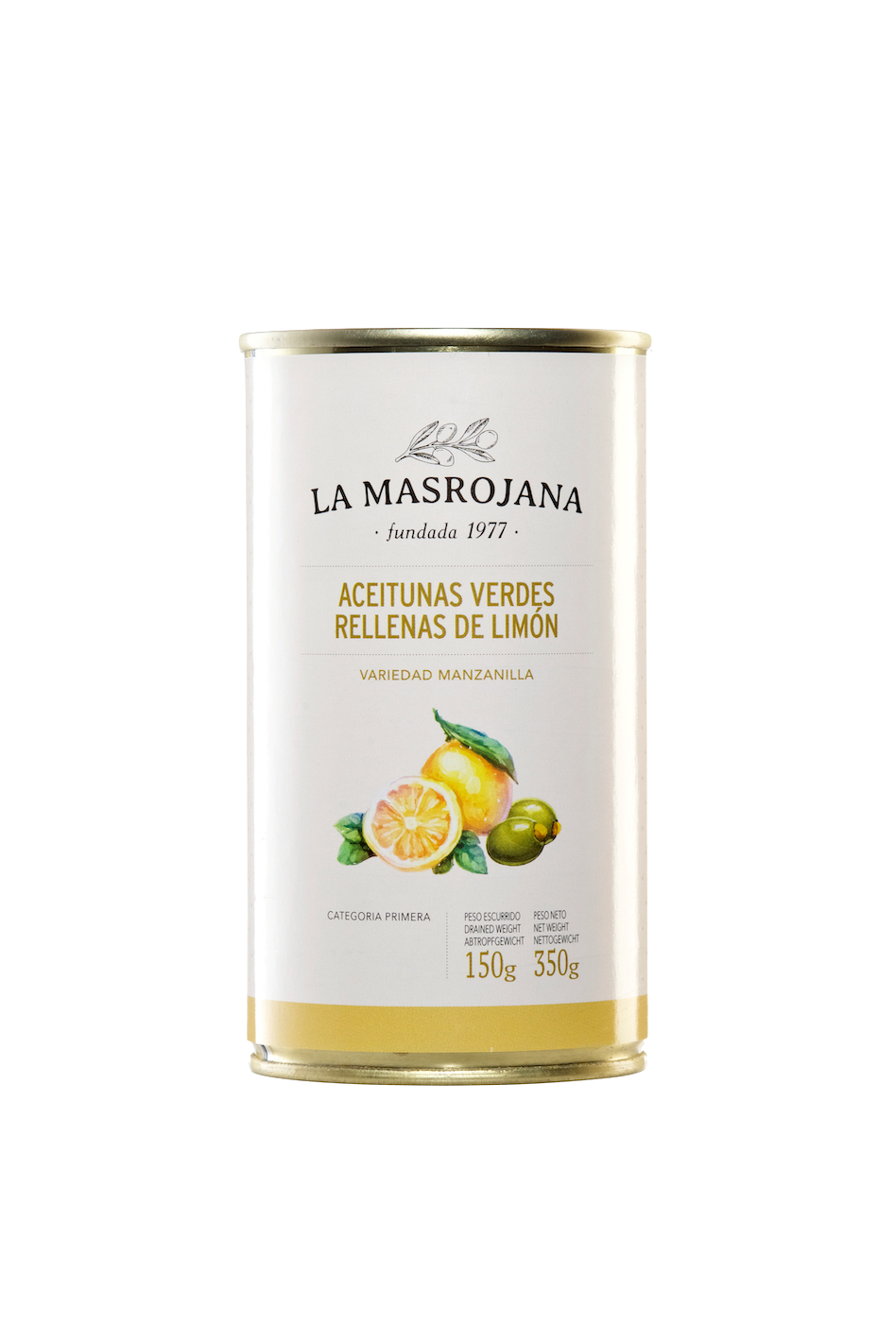 Gevulde Manzanilla olijven met citroen