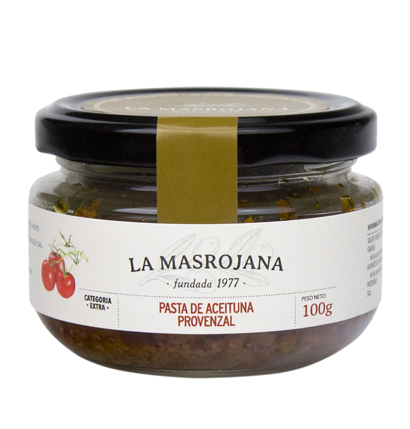 Paté Arbequina olijven met tomaat