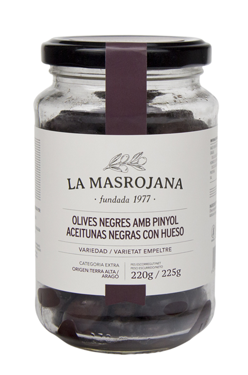 Zwarte Empeltre olijven met pit