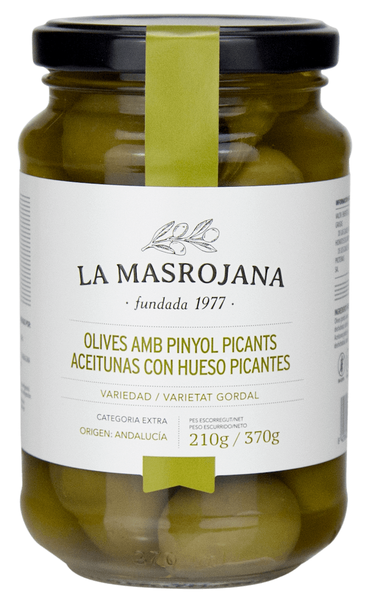 Gordal olijven met pit